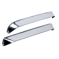 AVS 71-96 Chevy G10 Van Ventshade Window Deflectors 2pc - Stainless - 12032