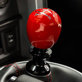 Raceseng Slammer Shift Knob (Gate 1 Engraving) Mazda Miata ND Adapter - Red Gloss - 08211RG-08011-0811012