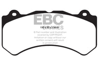 EBC 11+ Jeep Grand Cherokee 6.4 SRT-8 Greenstuff Front Brake Pads - DP61853