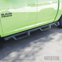 Westin/HDX 09-18 Dodge/Ram 1500 Crew Cab (5.5ft Bed) Drop Wheel to Wheel Nerf Step Bars - Txt Black - 56-534315