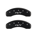 MGP 4 Caliper Covers Engraved Front & Rear RT Red finish silver ch - 12200SRT1RD