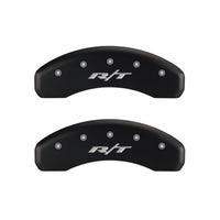 MGP 4 Caliper Covers Engraved Front & Rear RT1-Truck Red finish silver ch - 55001SRT1RD