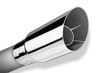 Borla Universal Polished Tip Single Round Angle-Cut (inlet 2 1/2in. Outlet 3 1/2in) *NO Returns* - 20122