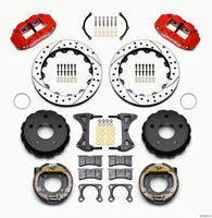 Wilwood Narrow Superlite 4R Rear P-Brk Kit 12.88in Drilled Red Big Ford 2.36in Off Bronco 5 x 5.50 - 140-13323-DR