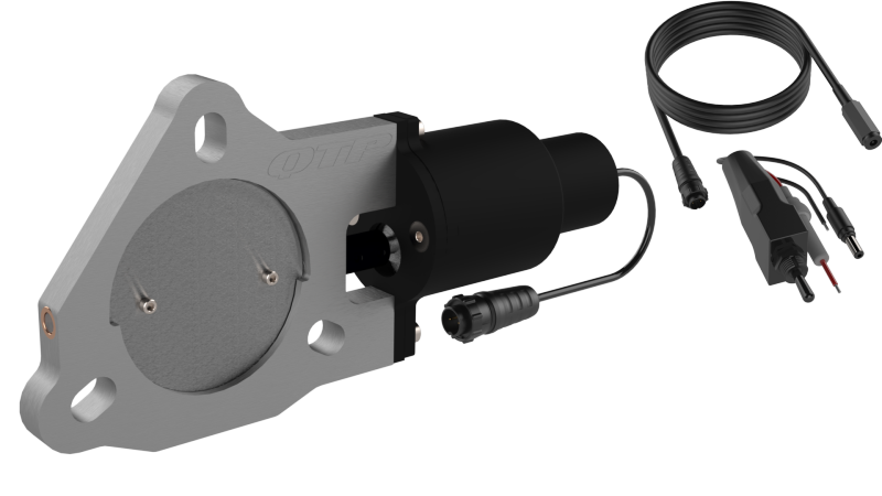 QTP 3in Bolt-On QTEC Electric Cutout Valve - Single - QTEC30