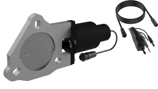 QTP 3in Bolt-On QTEC Electric Cutout Valve - Single - QTEC30