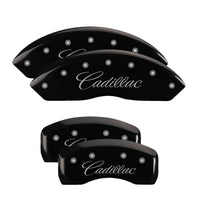 MGP 4 Caliper Covers Engraved Front & Rear MGP Black finish silver ch - 34210SMGPBK