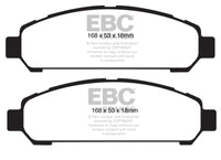 EBC 08+ Toyota Venza 2.7 Redstuff Front Brake Pads - DP31851C