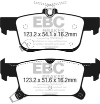 EBC 2016+ Buick Envision 2.0L Turbo Greenstuff Rear Brake Pads - DP23069
