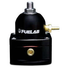Fuelab 515 Carb Adjustable FPR 4-12 PSI (2) -10AN In (1) -6AN Return - Black - 51503-1