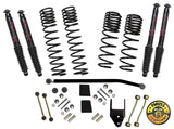 Skyjacker Long Travel 2 Stage 3.5in-4in Coil System 2018 Jeep Wrangler JL 4 Door 4WD (Non-Rubicon) - JL40BPBLT