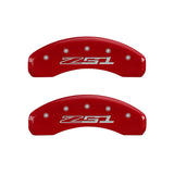 MGP 4 Caliper Covers Engraved Front Corvette C7 Engraved Rear Z51/2015 Yellow finish black ch - 13084SZ51YL