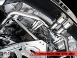 AWE Tuning Porsche 718 Boxster / Cayman Track Edition Exhaust - Diamond Black Tips - 3010-33048