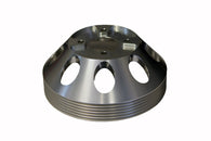 Torque Solution Lightweight Water Pump Pulley (Silver): Hyundai Genesis Coupe 3.8 2010+ - TS-GEN-003S