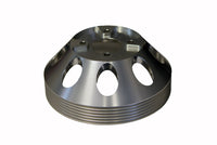 Torque Solution Lightweight Water Pump Pulley (Silver): Hyundai Genesis Coupe 3.8 2010+ - TS-GEN-003S