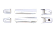 AVS 07-13 Chevy Silverado 1500 Door Handle Covers (2 Door) 4pc Set - Chrome - 685111