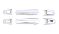 AVS 07-13 Chevy Silverado 1500 Door Handle Covers (2 Door) 4pc Set - Chrome - 685111