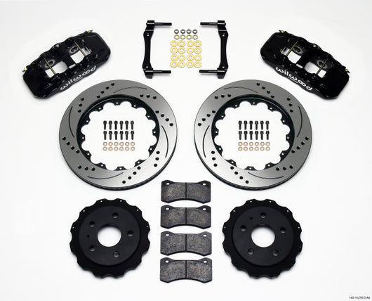 Wilwood AERO4 Rear Kit 14.25in Drilled 2010-2015 Camaro - 140-11270-D