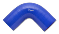 Vibrant 4 Ply Reinforced Silicone Elbow Connector - 2in I.D. - 90 deg. Elbow (BLUE) - 2740B