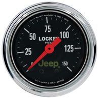 Autometer Jeep 2-1/16in 150 PSI Mechanical Air Locker Gauge - 880792