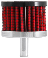 K&N Steel Base Crankcase Vent Filter 0.375in Vent OD x 2in OD x 1.5in Height - 62-1000