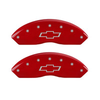 MGP 2 Caliper Covers Engraved Front Bowtie Yellow Finish Black Char 2006 Chevrolet HHR - 14230FBOWYL