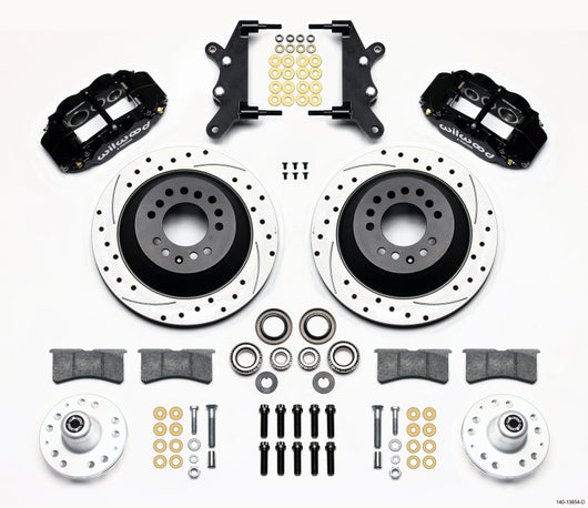 Wilwood Narrow Superlite 6R Front Hub & 1PC Rtr Kit 12.88in Dril 60-68 Ford / Mercury Full Size - 140-13654-D