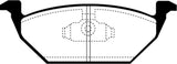 EBC 98-99 Volkswagen Beetle 2.0 Redstuff Front Brake Pads - DP31117C
