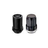 McGard SplineDrive Tuner 5 Lug Install Kit w/Locks & Tool (Cone) M12X1.25 / 13/16 Hex - Black - 65554BK