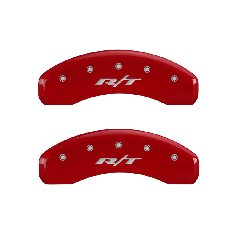 MGP 4 Caliper Covers Engraved Front & Rear RT Yellow finish black ch - 12200SRT1YL