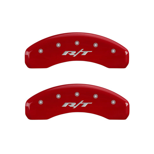 MGP 4 Caliper Covers Engraved Front & Rear RT Yellow finish black ch - 12200SRT1YL