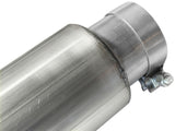 aFe Atlas 5in DPF-Back Aluminized Steel Exh Sys, Ford Diesel Trucks 08-10 V8-6.4L (td) Polished tip - 49-03054-P