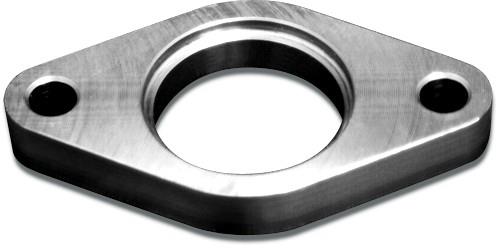 BLOX Racing 38mm Wastegate flange (TiAL/Deltagate) - Through hole (1018 Mild Steel) - BXFL-00102