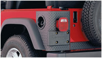 Bushwacker 97-06 Jeep Wrangler Trail Armor Rear Corners - Black - 14004
