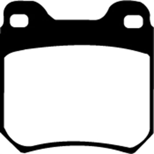 EBC 98 Saab 9-3 2.0 Turbo Yellowstuff Rear Brake Pads - DP4675R