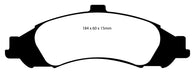 EBC 03-04 Pontiac GTO 5.7 (Solid Rear Rotors) Bluestuff Front Brake Pads - DP51721NDX