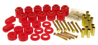 Prothane 97-01 Jeep TJ 1in Lift Body Mount Kit - Red - 1-114