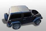 DV8 Offroad 07-18 Jeep Wrangler JK 2 Piece Fast Back Hard Top 2 Door - HT07FB22
