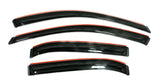 AVS 16-18 Mazda CX-3 Ventvisor In-Channel Front & Rear Window Deflectors 4pc - Smoke - 194265