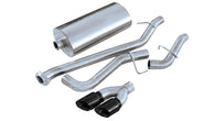 Corsa 02-07 GMC Sierra Reg. Cab/Short Bed 1500 4.8L V8 Black Sport Cat-Back Exhaust - 14261BLK