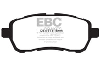 EBC 10+ Mazda 2 1.5 Greenstuff Front Brake Pads - DP22003