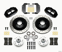 Wilwood Narrow Superlite 6R Front Hub & 1PC Rtr Kit 12.88in Dril Magnum Force Drop Spindle - 140-12272-D
