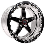 Weld S71 17x10 / 5x115mm BP / 6.2in. BS Black Wheel (High Pad) - Black Single Beadlock MT - 71HB7100W62F