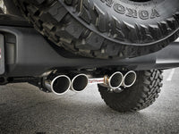 aFe Rebel Series 2.5in. 304 SS C/B Exhaust System 2018 Jeep Wrangler (JL) V6-3.6L - Polished Tip - 49-38071-P