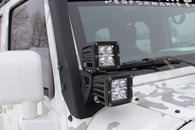 MBRP 07-15 Jeep Wrangler JK Dual Windshield Pillar Light Kit - 182739
