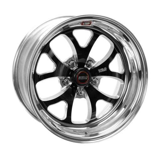 Weld S76 17x10 / 5x4.75 BP / 7.3in. BS Black Wheel (Medium Pad) - Non-Beadlock - 76MB7100B73A