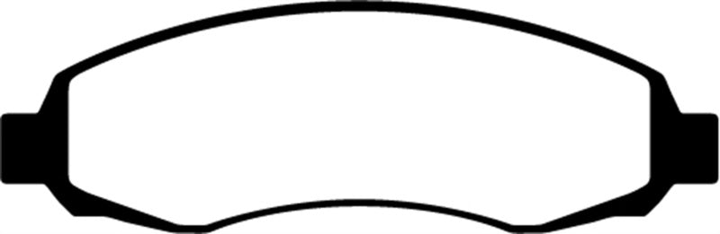 EBC 03-04 Dodge Dakota 2WD 3.7 Yellowstuff Front Brake Pads - DP41647R