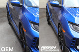 Perrin 17-18 Honda Civic Type R 64.1mm Hub 5x114.3 27mm Wheel Spacers (One Pair) - PHP-WHL-027BK