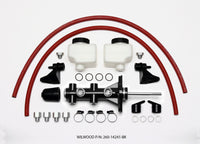 Wilwood Tandem Remote Master Cylinder - 7/8in Bore Black - 260-14241-BK