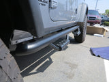 RBP RX-7 Step Bars 07-17 Jeep Wrangler JK (4-Door) - Black - RBP-509B-RX7